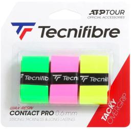 Tecnifibre Pro Contact 0.6mm Overgrips (3 Pack)