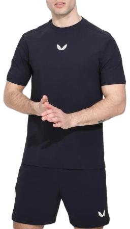 Technical Performance Mens running Tee Navy