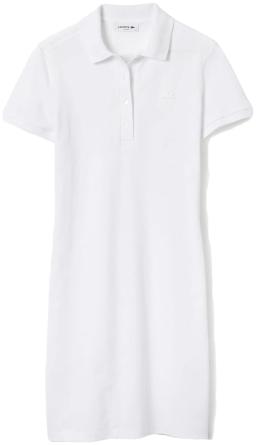 Sport Womens Stretch Cotton Pique Polo Dress White