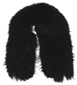 Fur-S Fur Collar Black