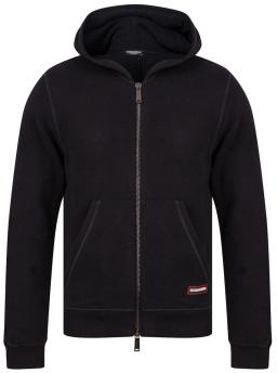 Mens Full Zip Hoodie Black