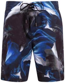 Zegna Mens Desertropolis Surfer Swim Shorts Long Blue