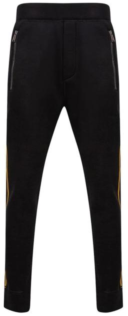 Mens Racing Stripe Pants Black