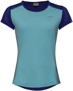 Sammy Girls Tennis T-Shirt Aqua Blue