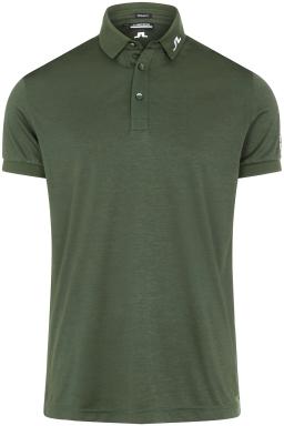 Mens Tour Tech Regular Fit Golf Polo Green-Thyme Green Melange
