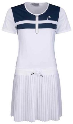 Womens Performance Dress White/Dark Blue