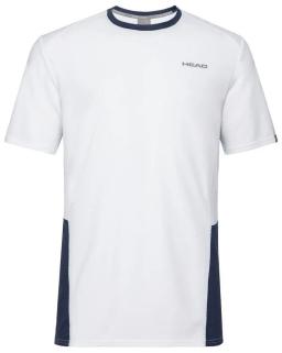 Club Tech Boys Tennis Tee White/Dark Blue