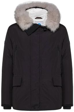 Migisi DR Fur Mens Parka Coat Black