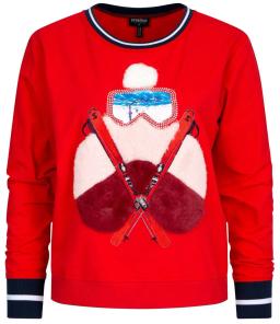 Womens Shamy Sweater Fiery Red