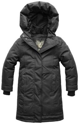 Astrid Womens Parka Coat Black