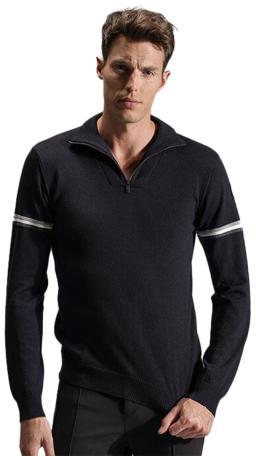 Marius Mens Sweater Dark Blue