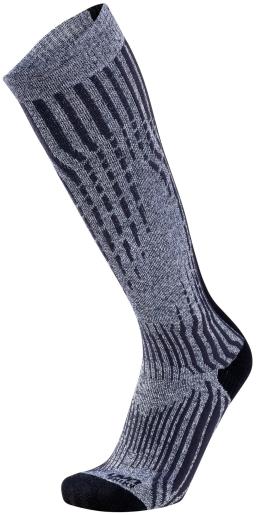 Man Ski Cashmere Shiny Socks Celebrity Silver