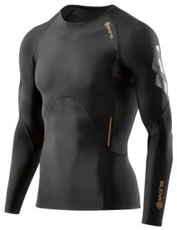 A400 Mens Long Sleeve Top Black