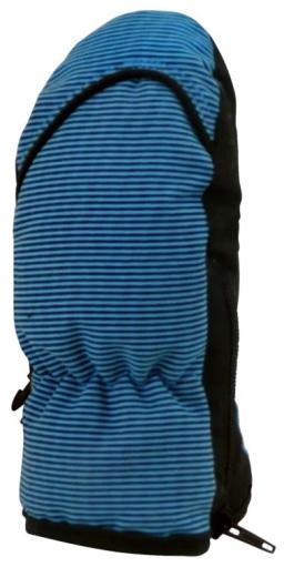 Mika Mitten Stripe Blue