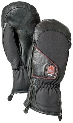 Power Heater Mens Ski Mittens Black