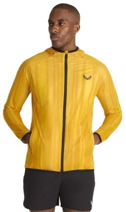 Active Cirrus Mens Running Jacket Gold