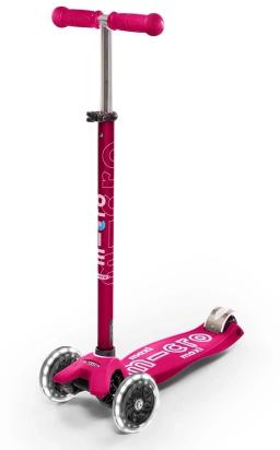 Maxi Deluxe LED Scooter Pink