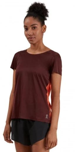 Performance-T Womens running top Mulberry/Spice