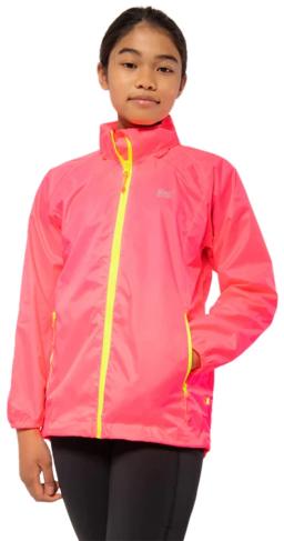 Origin 2 Kids Waterproof Jacket Neon Pink