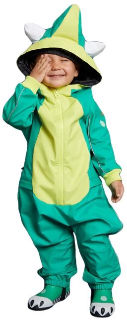 Kids Rain Suit Monster Green