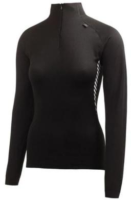 Dynamic Half Zip Womens Base Layer Black