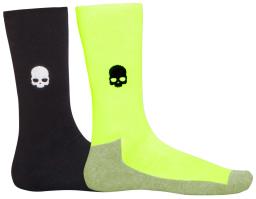 Mens Tennis Socks Yellow Fluo/Black