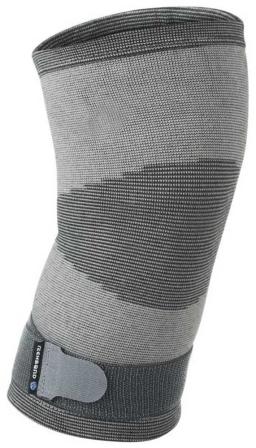 QD Knitted Knee Sleeve Grey