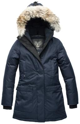 Carla Womens Parka Coat Navy