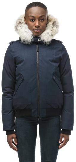 Harlow Womens Bomber Jacket Navy