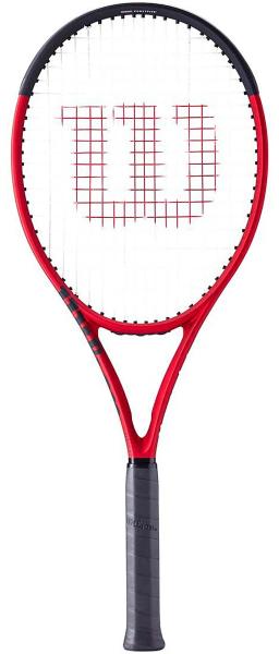 Clash 100 V2.0 Tour Tennis Racket Unstrung Black Grey Red