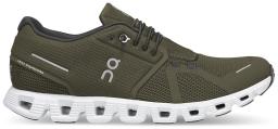 Cloud 5 Mens Running Shoes Olive/White