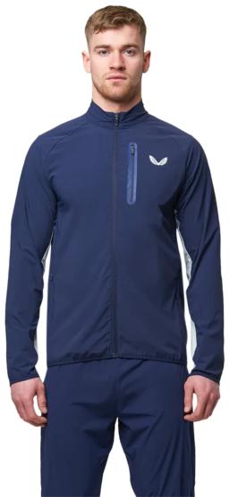 Active Flyweight Mens Running Jacket Peacoat