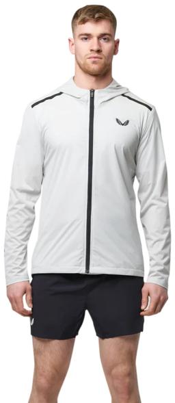 Carlos Mens Running Jacket Quiet Grey