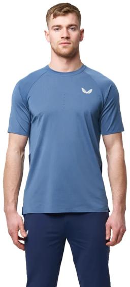 Active Aero Panel Mens Running Tee Peacoat