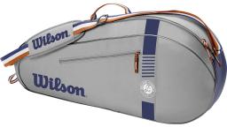 Roland Garros Team 3 Pack Racket Bag Grey