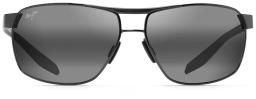 The Bird Polarised Sunglasses Dark Gunmetal with Black and Grey Temples/Neutral Grey
