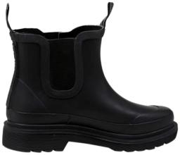Womens Chelsea Short Rubber Boot Black