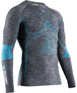 Energy Accumulator 4.0 Long Sleeve Mens Base Layer Dark Grey Melange