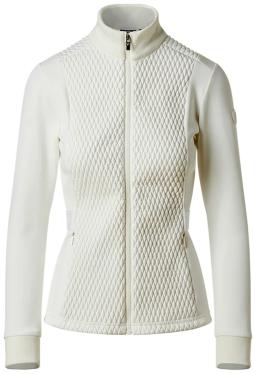 Meryl Quilted Womens Fleece Jacket White