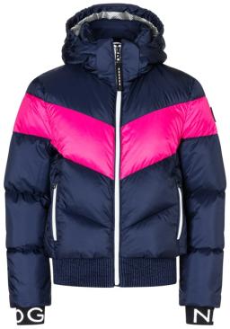 Girls Kira Down Kids Ski Jacket Midnight Blue