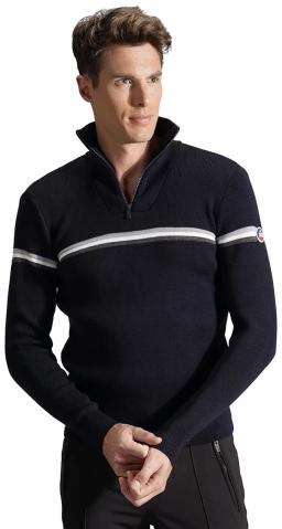 Wengen III Mens Sweater Dark Blue