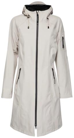 Long Womens Waterproof Coat Chateau Grey