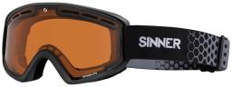 Batawa OTG Ski Goggles Matte Black Orange Sintec Plus Vent