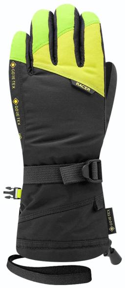 Kids Giga 5 Ski Glove Black Yellow