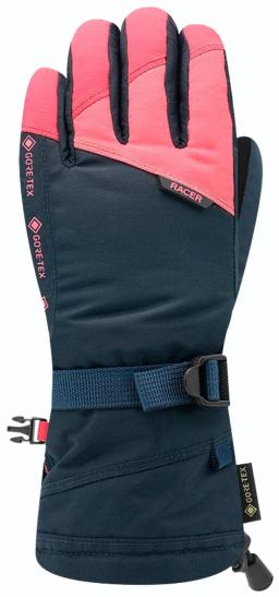 Kids Giga 5 Ski Glove Navy Pink