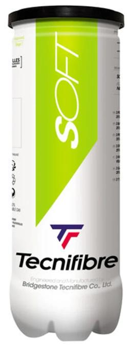 Soft Tennis Balls 3 Ball Tube Green