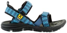 Mens Gobi Sandal Triangles Blue