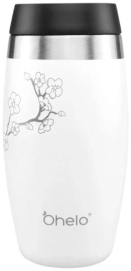 Reusable Coffee Cup White Blossom