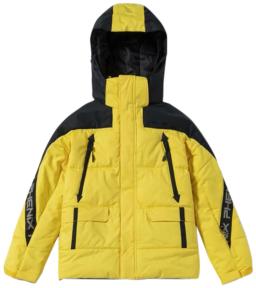 Boys Retro70 Junior Ski Jacket Yellow