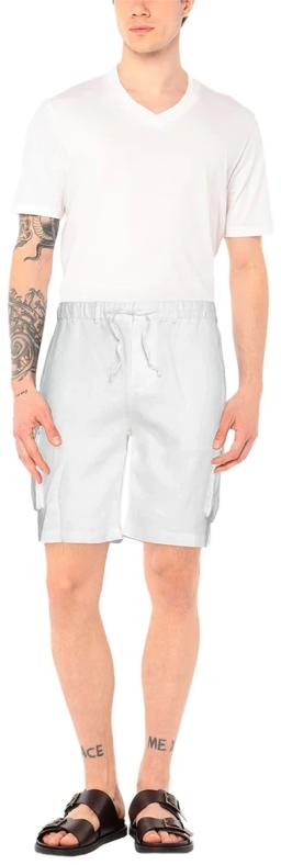 Mens Bermuda Shorts PB606SS White